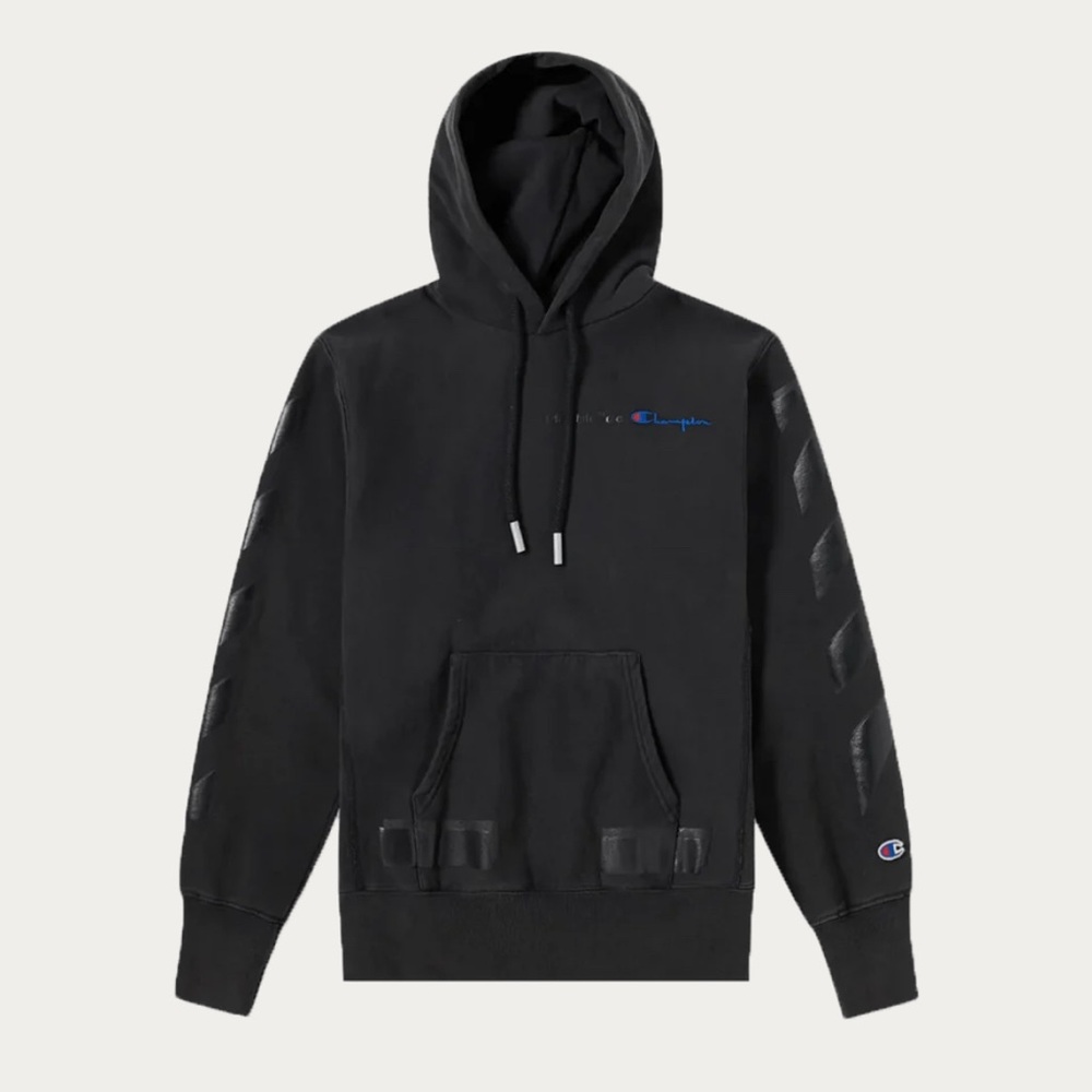 Off-White x Champion special edition collection hoodie
